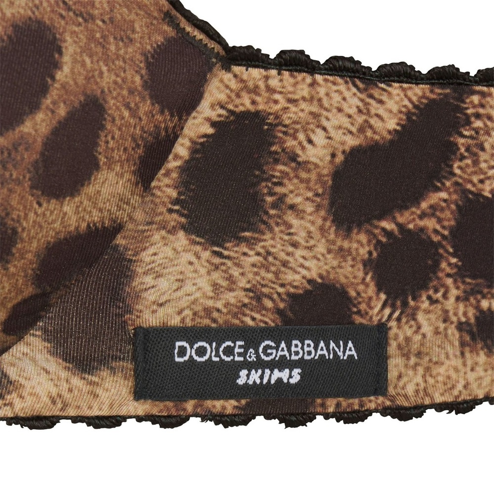 DOLCE & GABBANA x SKIMS gabbylultimate teardrop push up bra leopard new in box - Picture 4 of 8
